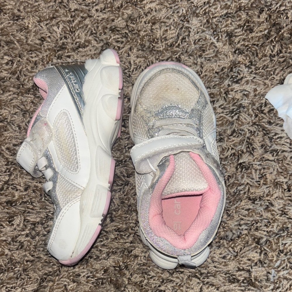 Carter's Pink and White Kids' Sneakers